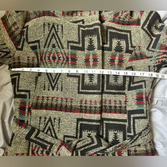 Mossimo Supply Co. Trench Style Coat with Geometric Print - Picture 9 of 10